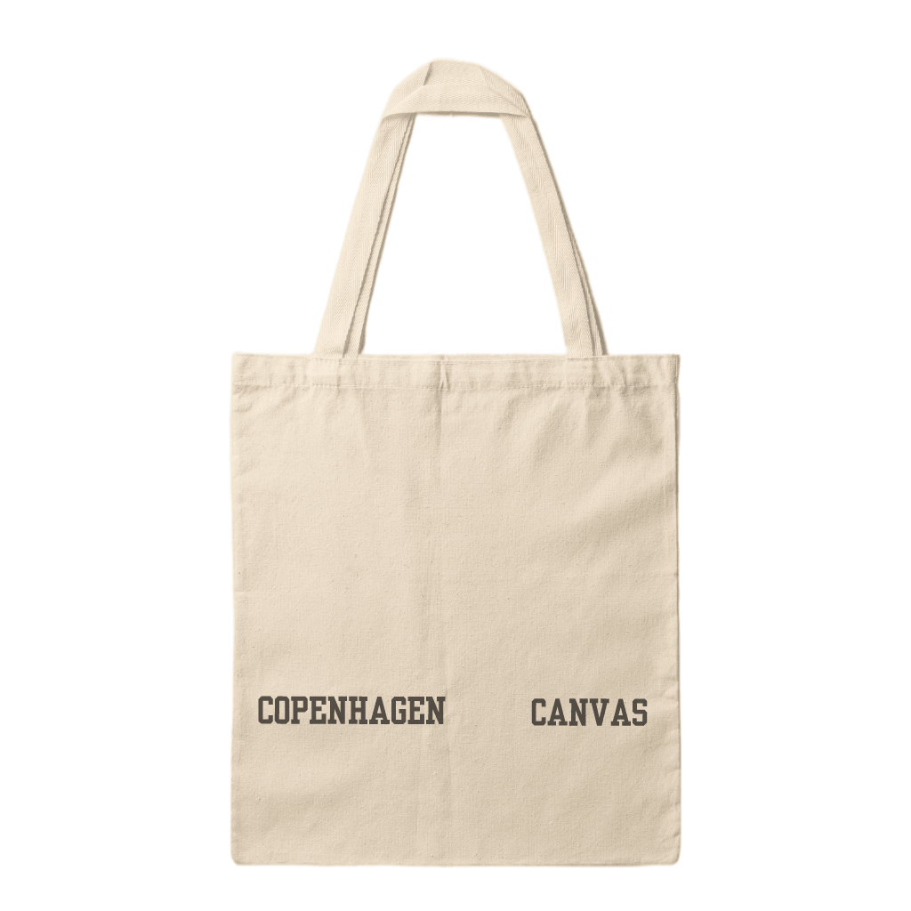 Stilren totebag fra copenhagen canvas. Lavet af 100% bomuld og perfekt accessory til sommer outfittet.